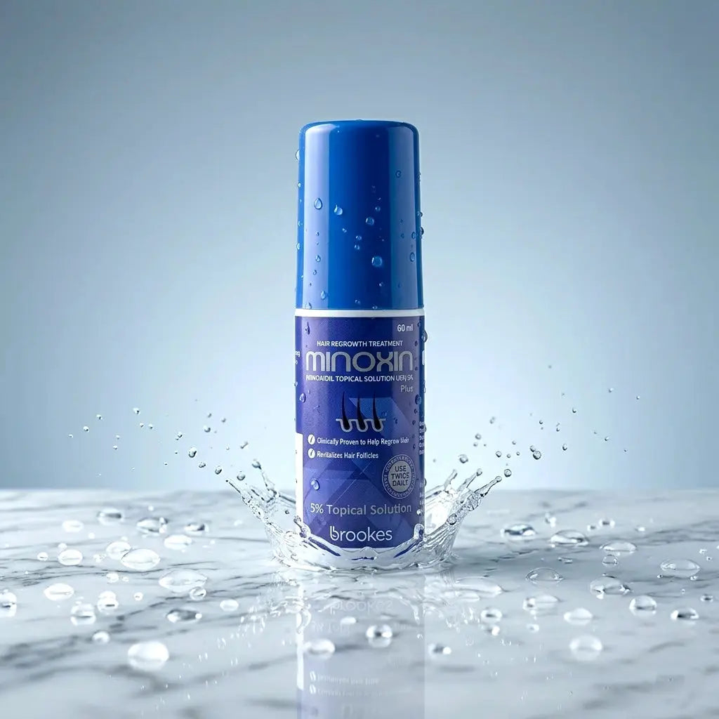 Minoxin 5% hair regrowth spray with box for men and women