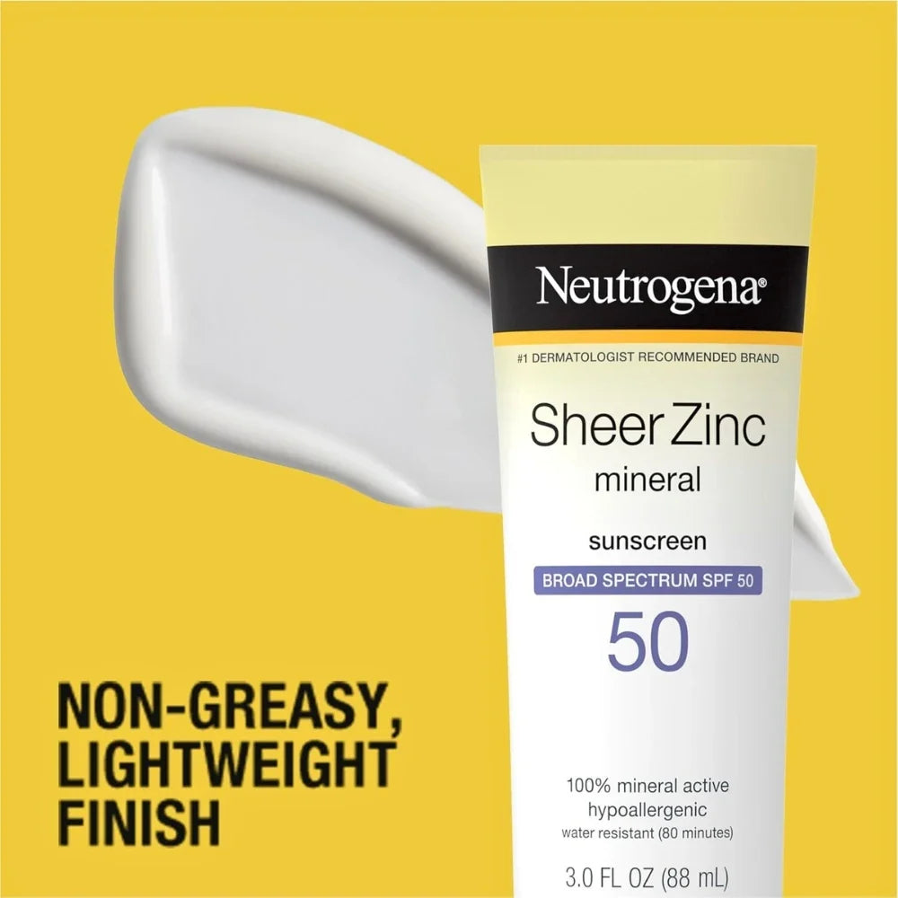 Neutrogena Sheer Zinc Dry-Touch Sunscreen SPF 50 88ml Neutrogena