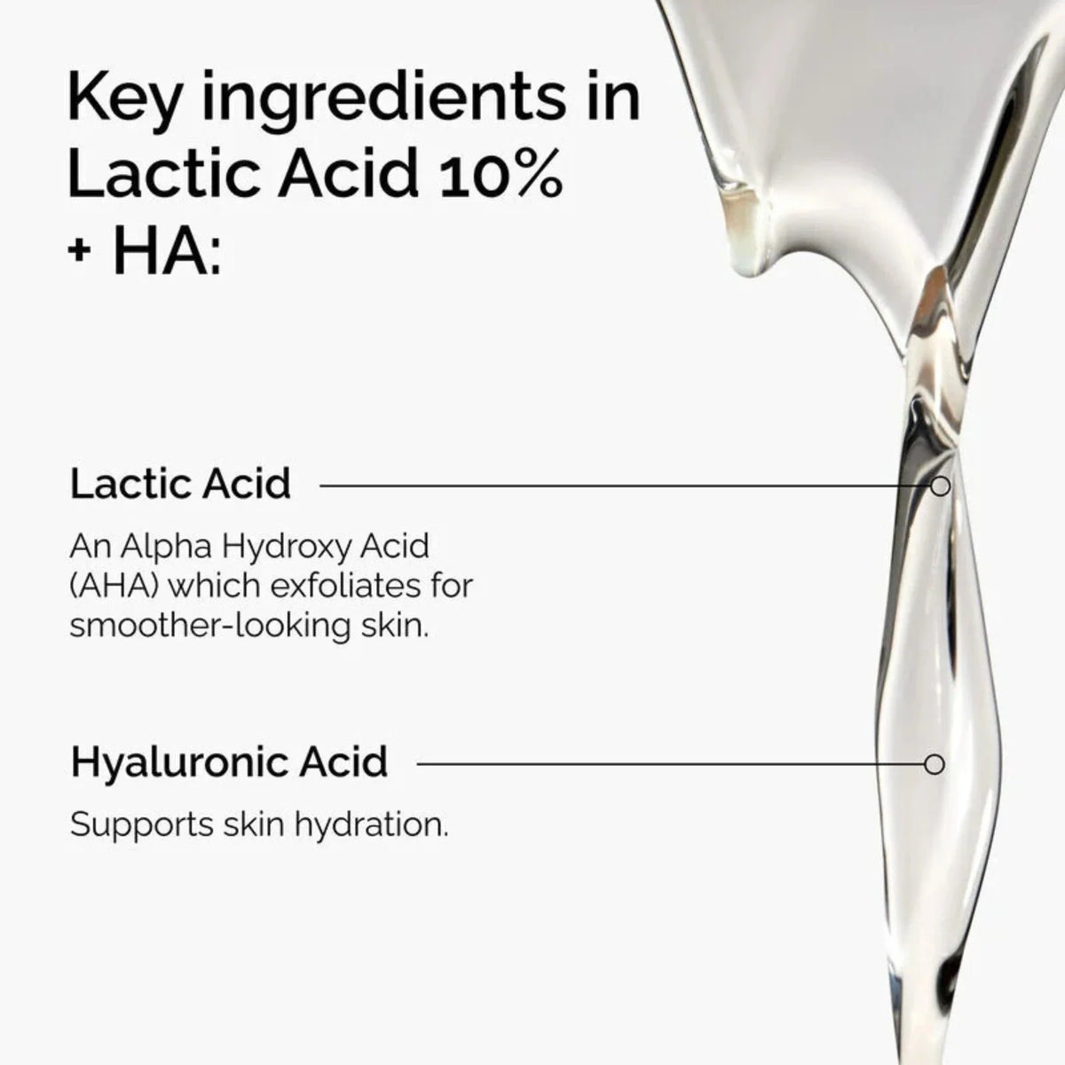 The Ordinary - Lactic Acid 10% + Hyaluronic Acid 30ml The Ordinary