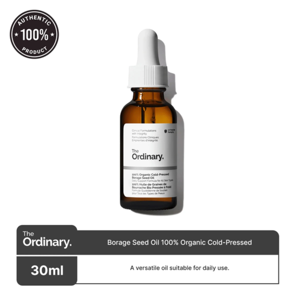 The Ordinary 100% Organic Cold-Pressed Borage Seed Oil 30ml The Ordinary