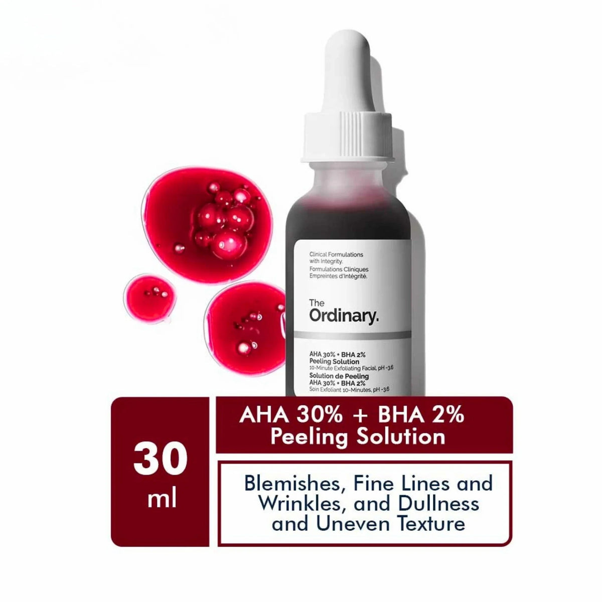 The Ordinary AHA 30% + BHA 2% Peeling Solution 30ml The Ordinary