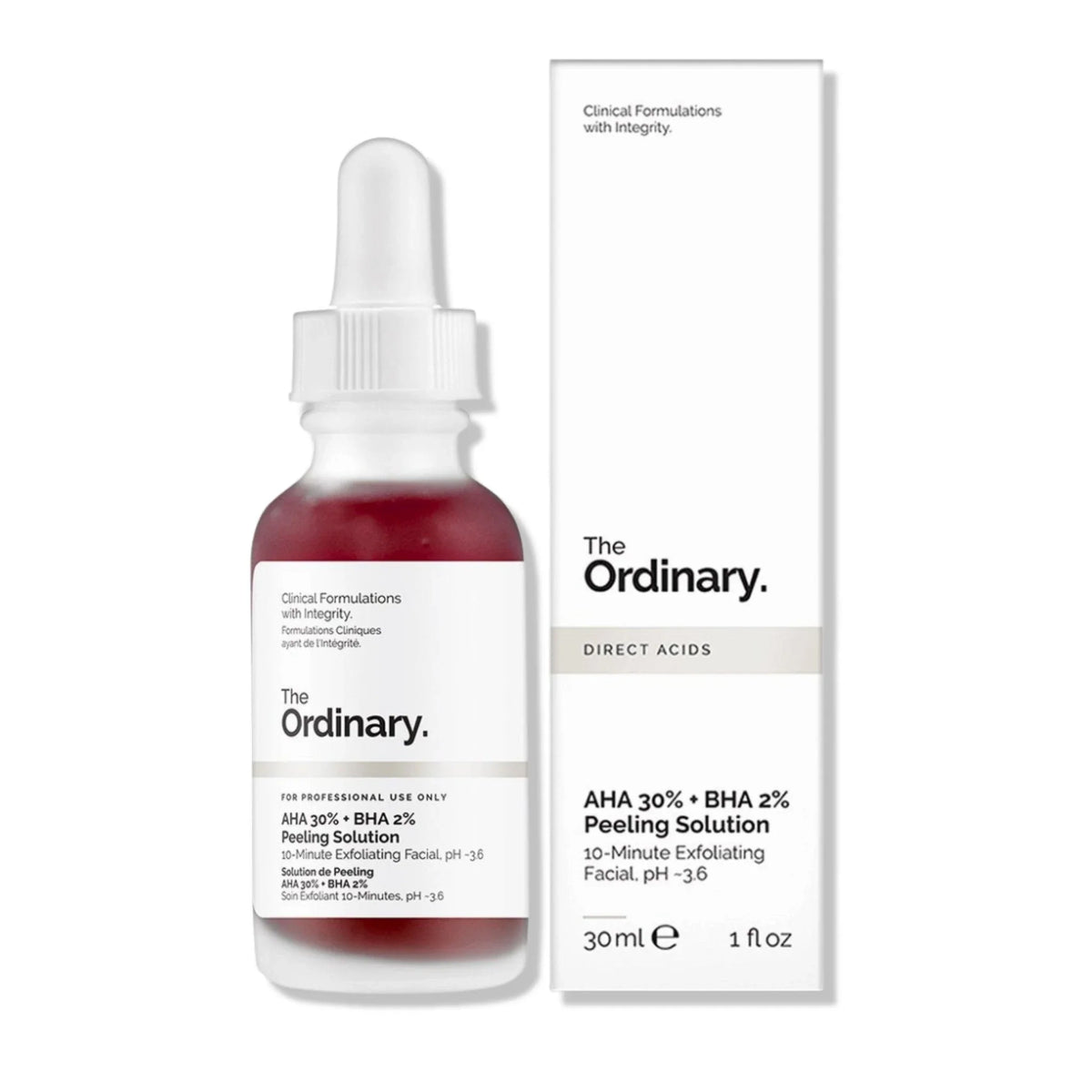 The Ordinary AHA 30% + BHA 2% Peeling Solution 30ml The Ordinary