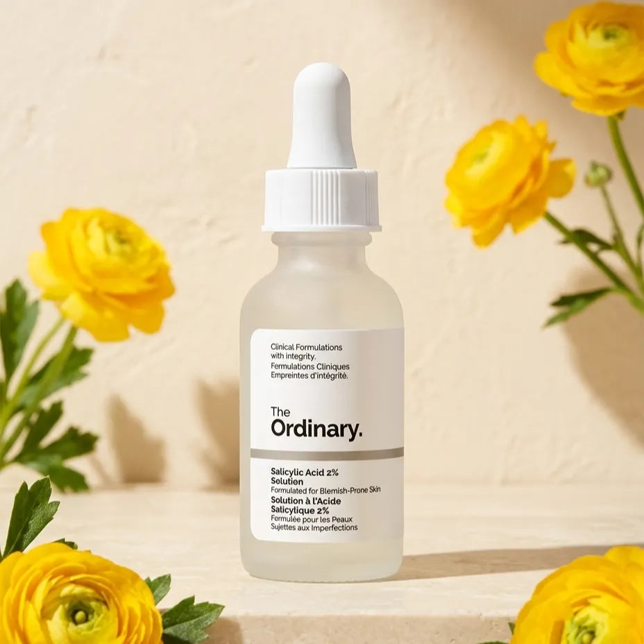 Oily skin pore care with The Ordinary Salicylic Acid Solution