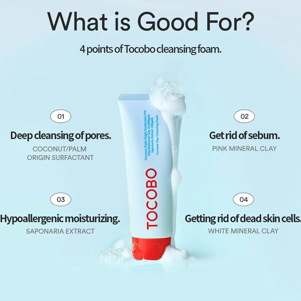 Tocobo Coconut Clay Cleansing Foam 150ml TOCOBO