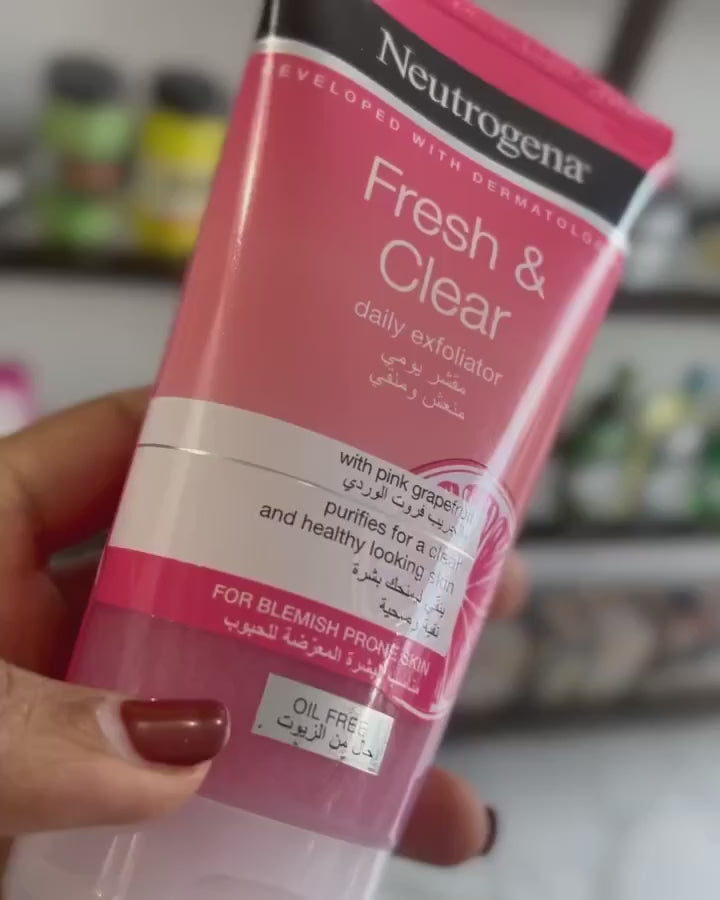 Neutrogena Fresh & Clear Pink Grapefruit Facial Wash 150ml