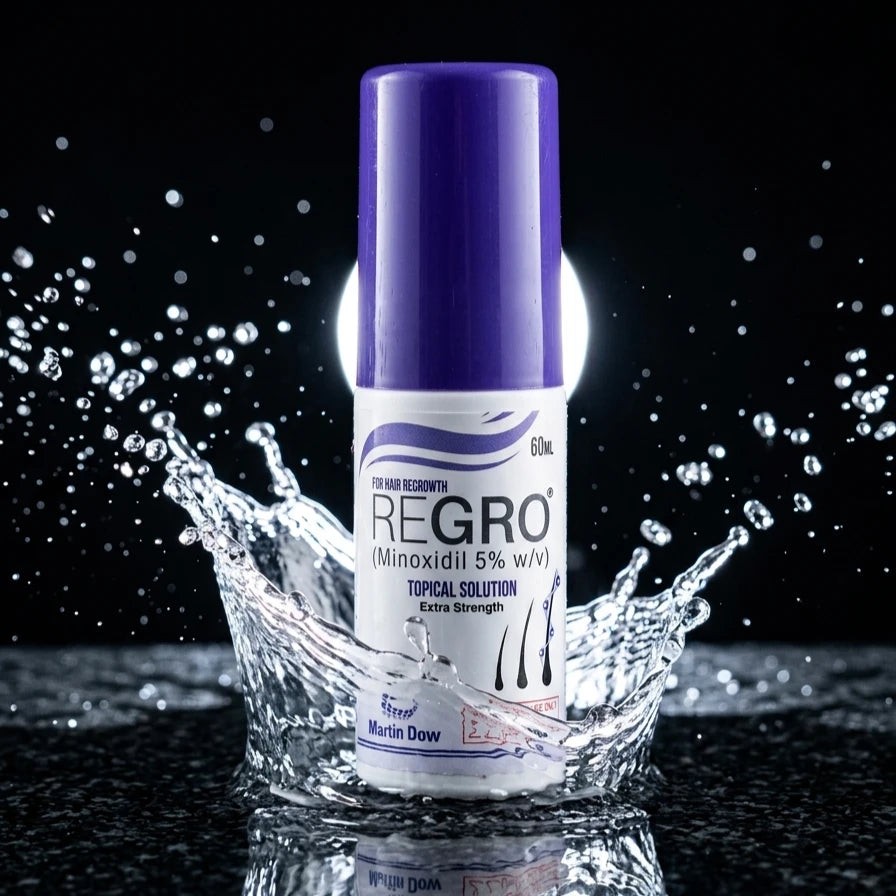 Regro Minoxidil 5% Hair Regrowth Solution 60ml